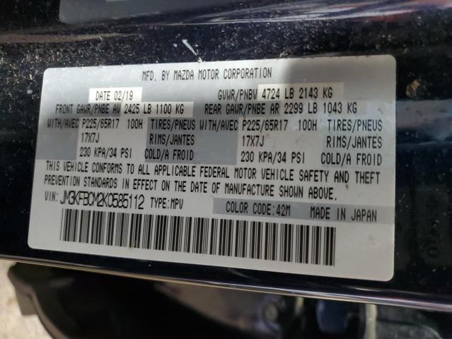 2019 MAZDA CX-5 TOURI - JM3KFBCM2K0585112