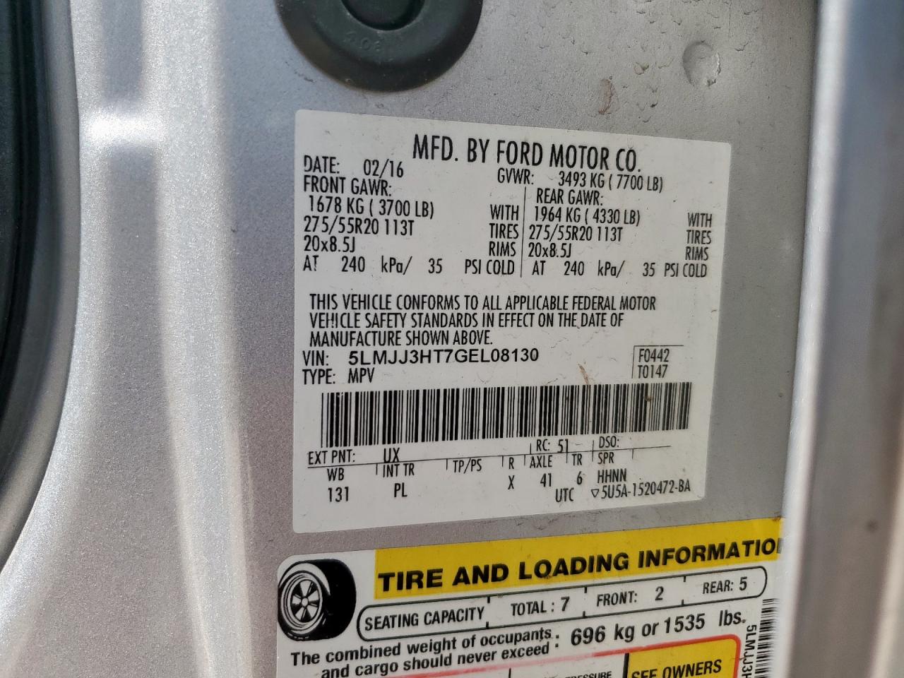 LINCOLN NAVIGATOR L SELECT