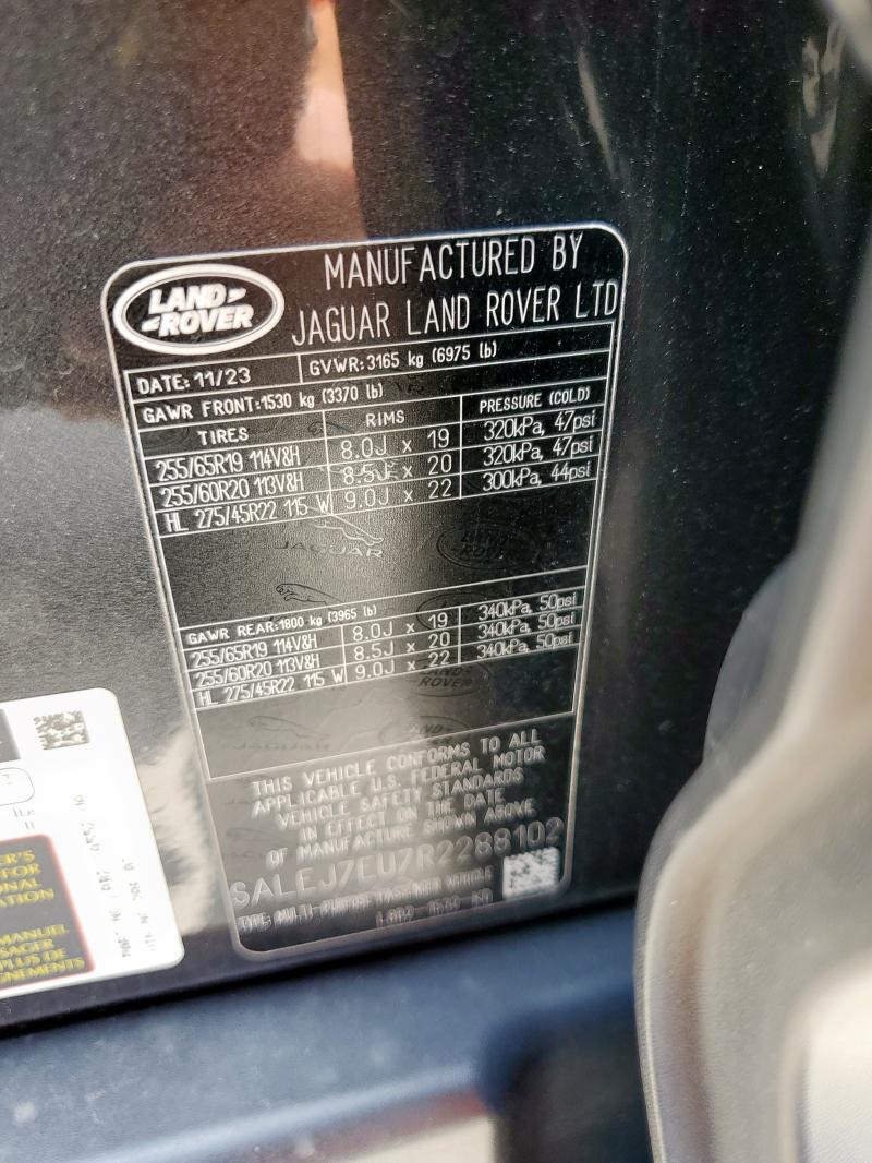 2024 LAND ROVER DEFENDER 1 SALEJ7EU7R2288102