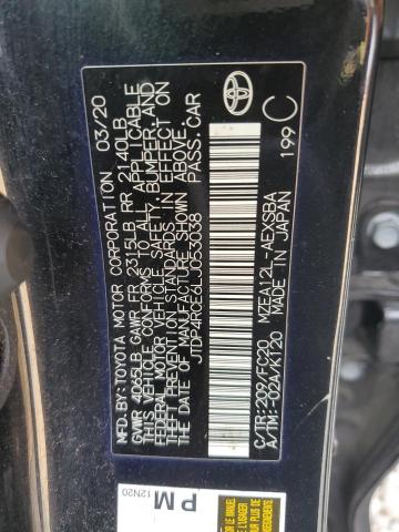 2020 TOYOTA COROLLA SE - JTDP4RCE6LJ053038