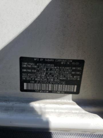 2023 SUBARU CROSSTREK JF2GTHSCXPH325196
