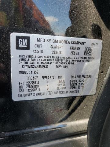 2022 CHEVROLET TRAILBLAZE - KL79MTSL4NB068637