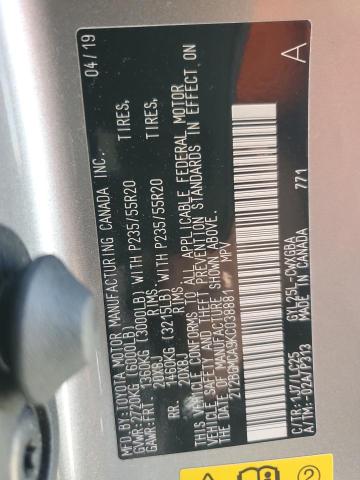 2019 LEXUS RX 450H BA 2T2BGMCA9KC038881