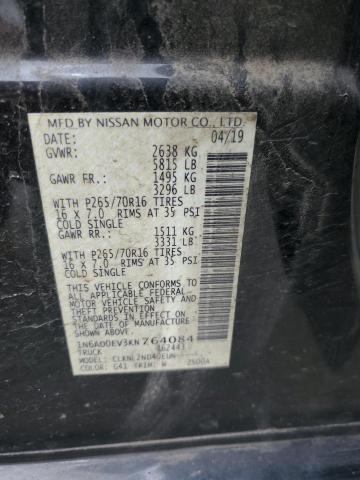 2019 NISSAN FRONTIER S - 1N6AD0EV3KN764084