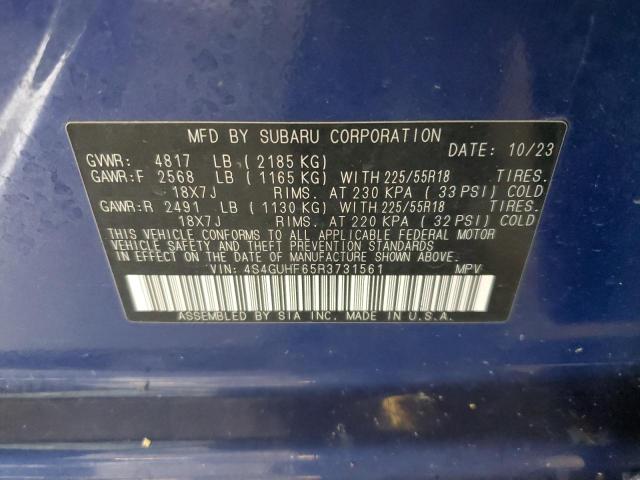 2024 SUBARU CROSSTREK - 4S4GUHF65R3731561