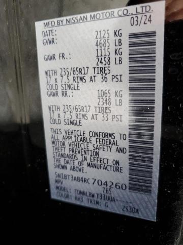 2024 NISSAN ROGUE S - 5N1BT3AB4RC704260