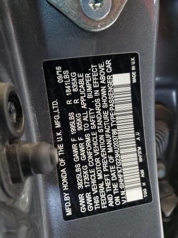 SHHFK7G23HU203786 2017 HONDA CIVIC