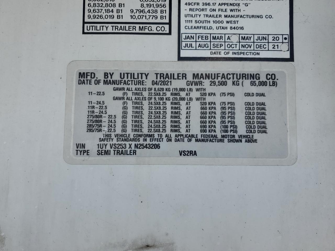 Lot #3184323970 2016 STOUGHTON TRAILER