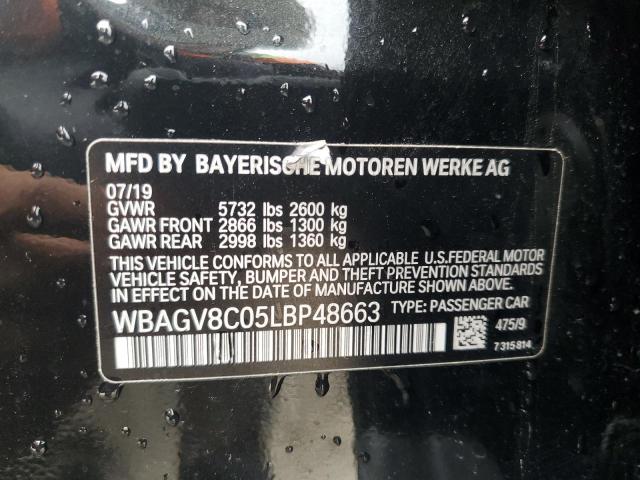 2020 BMW M850XI WBAGV8C05LBP48663