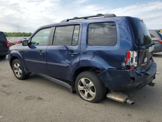 HONDA PILOT EX 2013 blue  gas 5FNYF4H46DB048982 photo #3