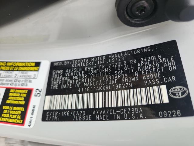 2024 TOYOTA CAMRY SE N - 4T1G11AKXRU198279