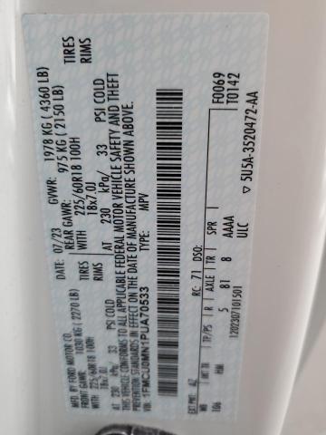 2023 FORD ESCAPE ST - 1FMCU0MN1PUA70533