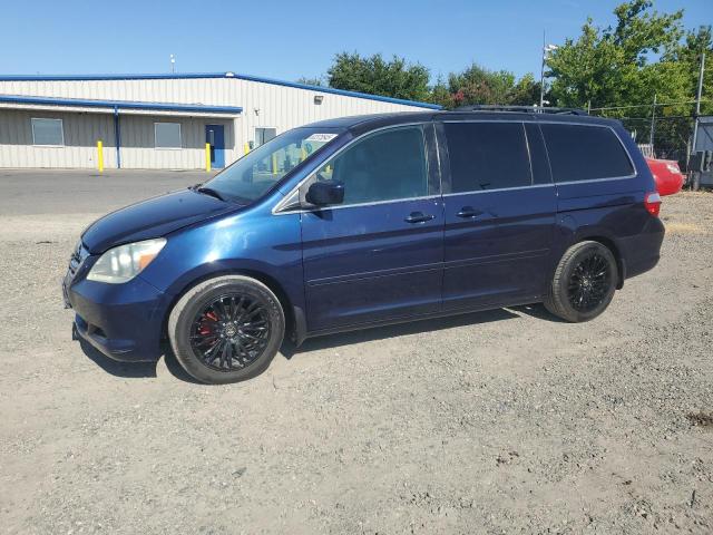 HONDA ODYSSEY EX 2006 blue sports v gas 5FNRL38736B079403 photo #1