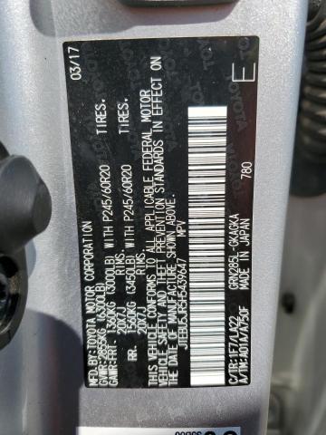 2017 TOYOTA 4RUNNER SR - JTEBU5JR5H5439647