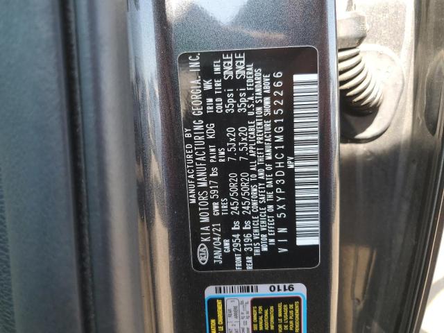 2021 KIA TELLURIDE 5XYP3DHC1MG152266