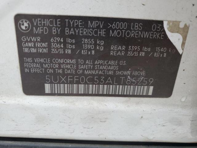 5uxff0c53alt85259 - 2010 Bmw x5 xdrive35d - #61952555