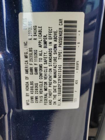 2015 ACURA TLX 19UUB2F32FA015340
