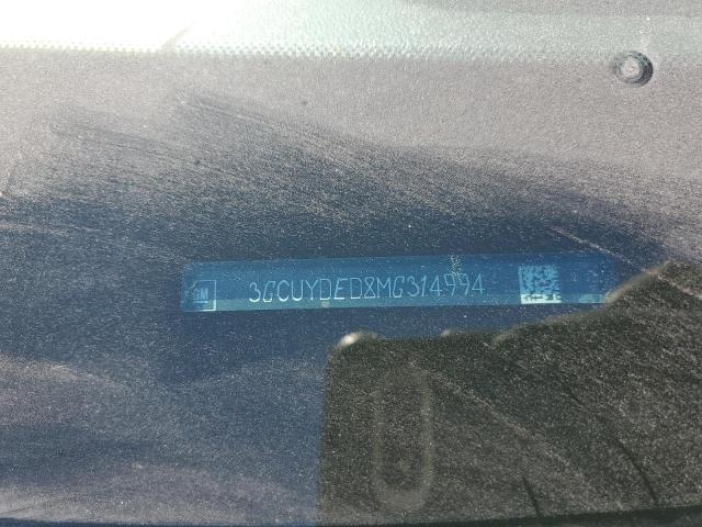2021 CHEVROLET SILVERADO - 3GCUYDED8MG314994