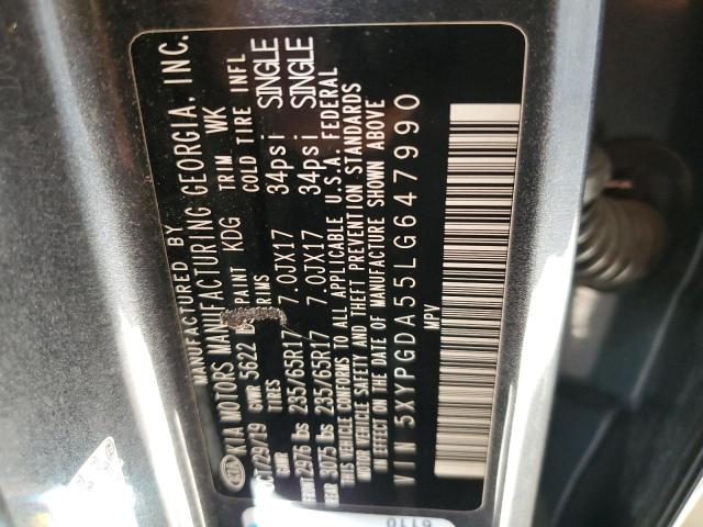2020 KIA SORENTO S 5XYPGDA55LG647990