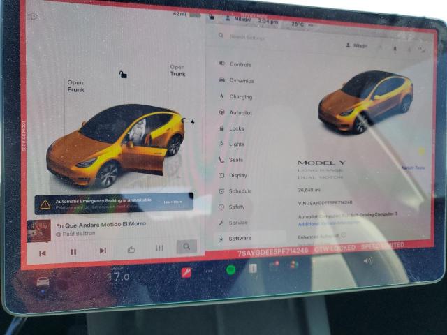 2023 TESLA MODEL Y - 7SAYGDEE5PF714246