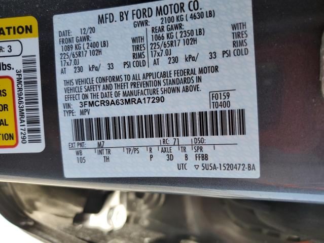 2021 FORD BRONCO SPO - 3FMCR9A63MRA17290