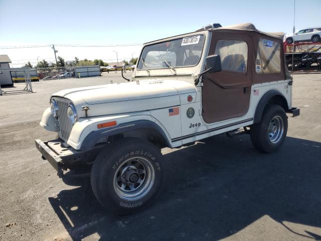JEEP JEEP CJ7 1985 white  gas 1JCUM87AXFT052258 photo #1