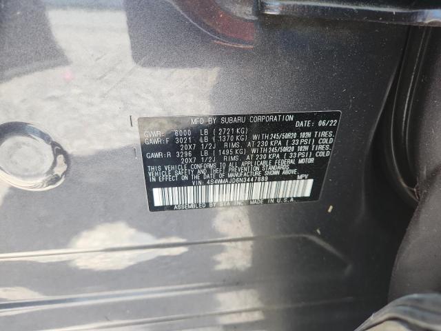 2022 SUBARU ASCENT ONY 4S4WMAJD6N3447889