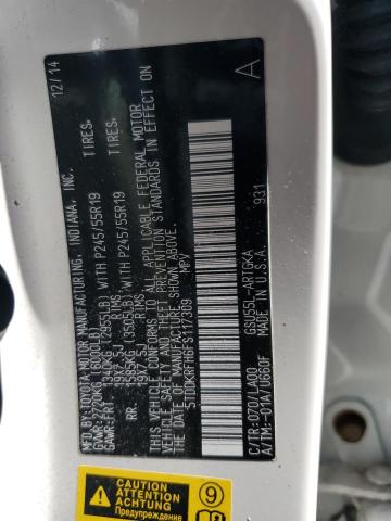 5tddkrfh6fs117309 - 2015 Toyota Highlander Limited - #58928485