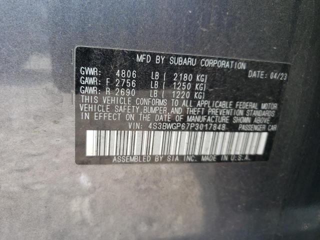 2023 SUBARU LEGACY TOU 4S3BWGP67P3017848