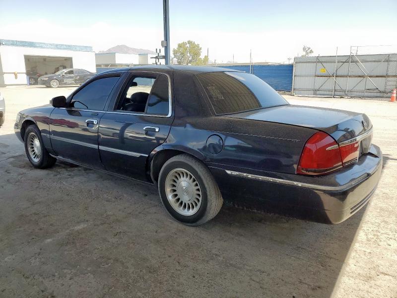 MERCURY GRAND MARQ 2002 blue sedan 4d gas 2MEFM75W42X666799 photo #3