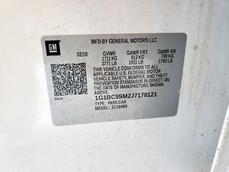 2018 CHEVROLET CRUZE LS 1G1BC5SM2J7178121