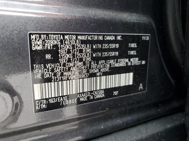2021 TOYOTA RAV4 LIMIT 2T3Y1RFV6MC099837