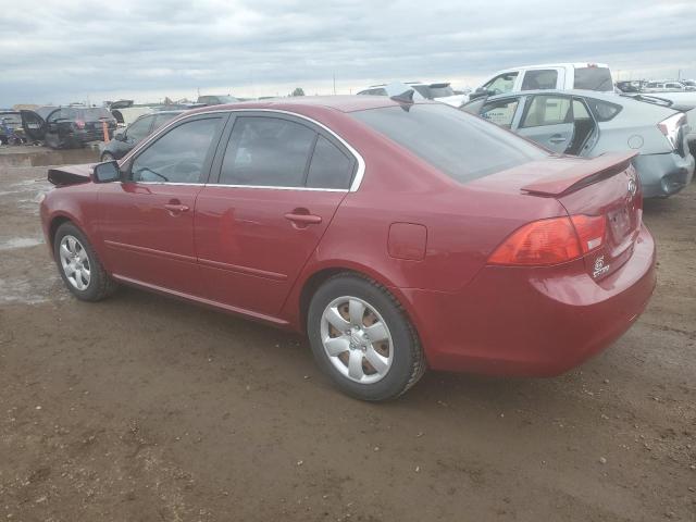 KIA OPTIMA LX 2009 red  gas KNAGE228395313765 photo #3