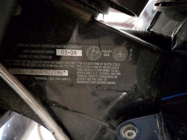 2004 HARLEY-DAVIDSON FLHTCUI 1HD1FCW144Y622286