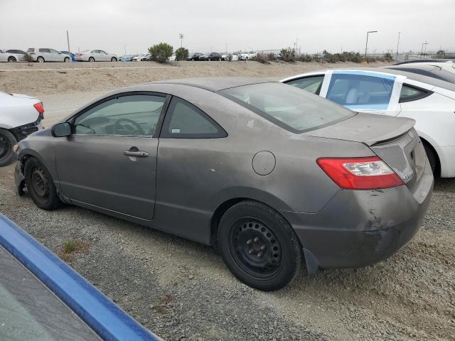 HONDA CIVIC LX 2007 gray coupe gas 2HGFG12657H568040 photo #3