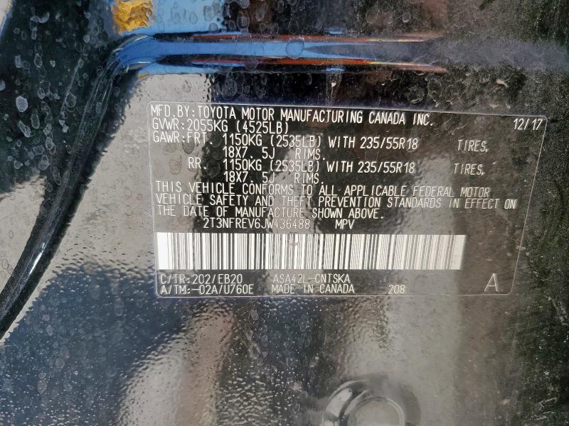 2018 TOYOTA RAV4 SE 2T3NFREV6JW436488
