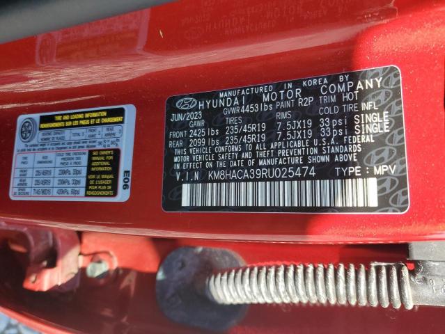 2024 HYUNDAI KONA N LIN KM8HACA39RU025474