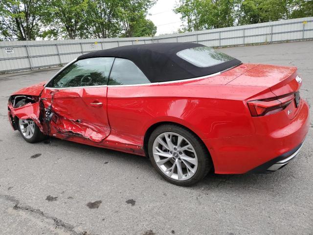 AUDI A5 PRESTIG 2020 red  gas WAUYNGF51LN004403 photo #3