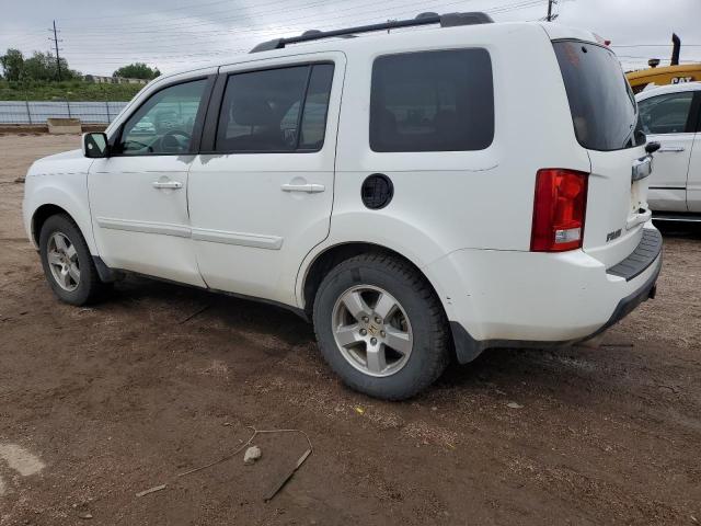 HONDA PILOT EXL 2011 white  gas 5FNYF4H5XBB049932 photo #3