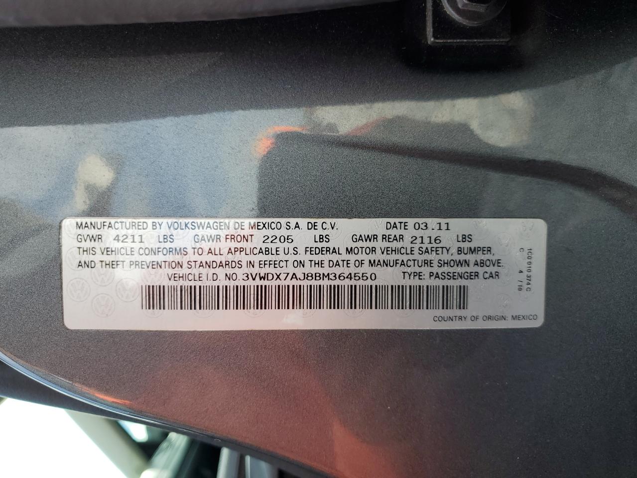 Volkswagen Jetta se 2011