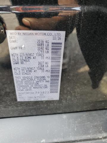 2017 NISSAN ROGUE S - 5N1AT2MT3HC743821