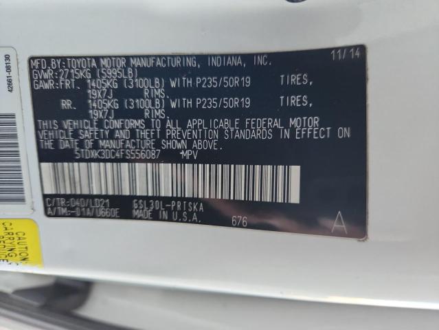2015 TOYOTA SIENNA SPO 5TDXK3DC4FS556087
