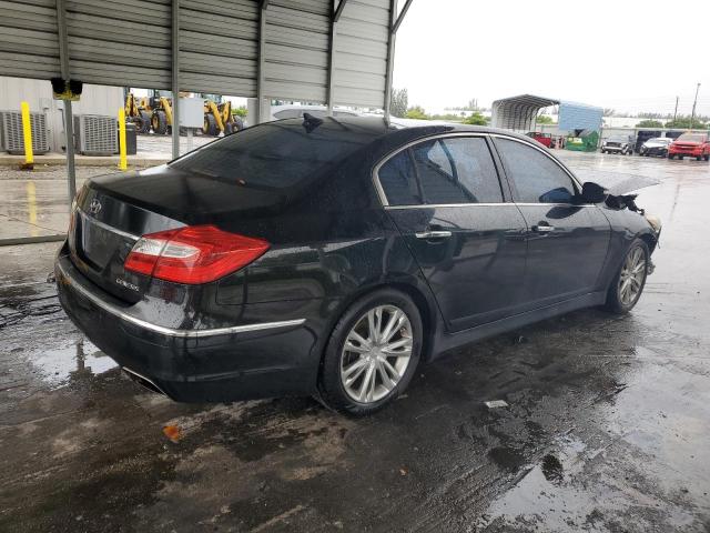 HYUNDAI GENESIS 3. 2014 black  gas KMHGC4DD6EU259615 photo #4