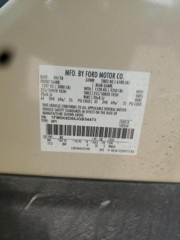 2018 FORD EXPLORER X - 1FM5K8D86JGB54473