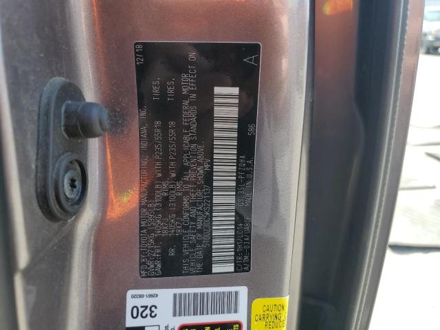 2019 TOYOTA SIENNA XLE 5TDDZ3DC5KS221137