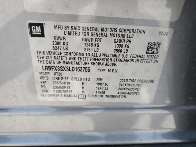 2020 BUICK ENVISION P LRBFX3SX3LD163755