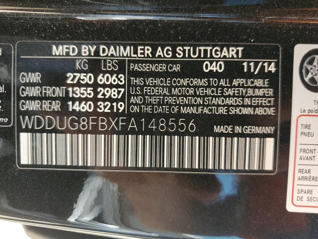 2015 MERCEDES-BENZ S 550 4MAT WDDUG8FBXFA148556