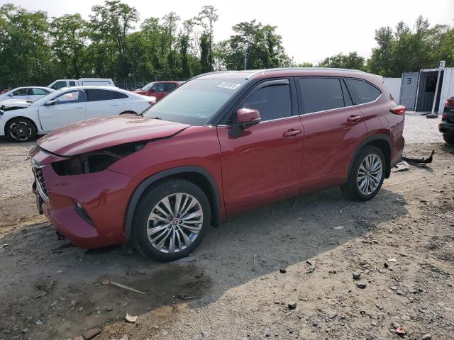 Vin: 5tdfzrbhxns216482, lot: 58920975, toyota highlander platinum 2022 img_1