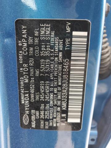 2018 HYUNDAI TUCSON VAL KM8J33A28JU818465