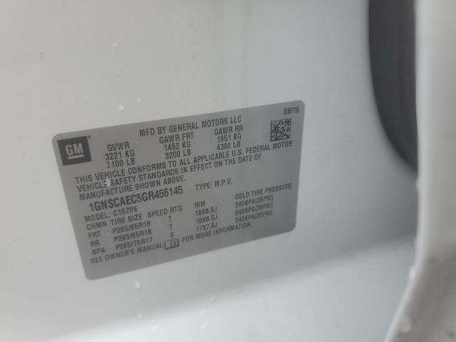 2016 CHEVROLET TAHOE C150 - 1GNSCAEC5GR456145